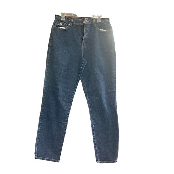 GLORIA VANDERBILT Amanda Women’s Jeans Size 14 High Rise Blue - Picture 1 of 12